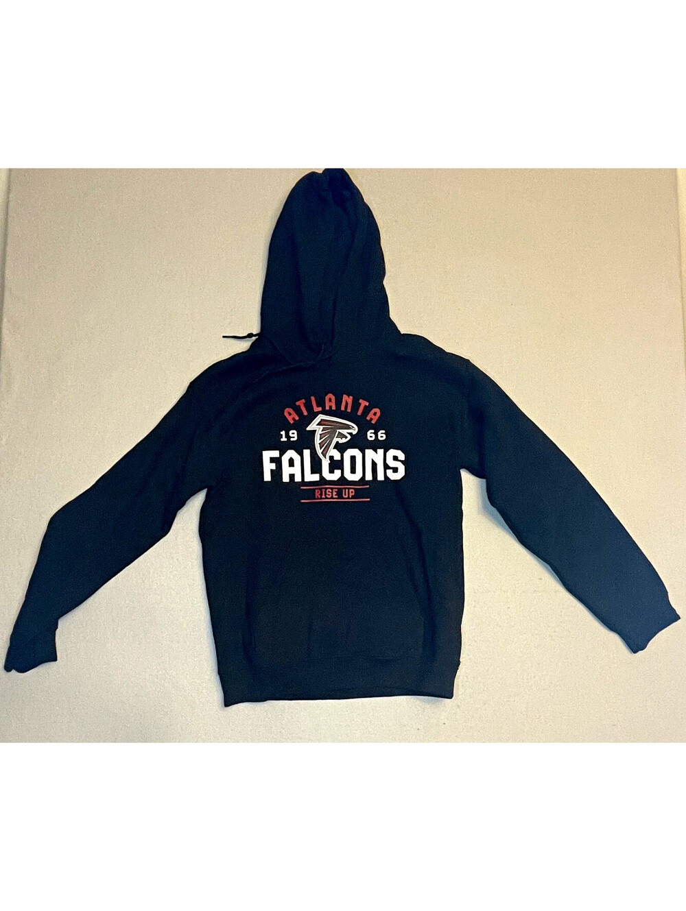 Atlanta Falcons NFL Mens Black Hoodie Sweatshirt - Small